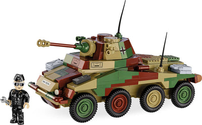 Sd. Kfz 234/2 Puma brick armoured car model - COBI 2287 - 470 bricks Tank Cobi