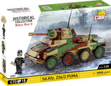 Sd. Kfz 234/2 Puma brick armoured car model - COBI 2287 - 470 bricks Tank Cobi