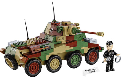 Sd. Kfz 234/2 Puma brick armoured car model - COBI 2287 - 470 bricks Tank Cobi