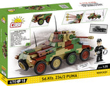 Sd. Kfz 234/2 Puma brick armoured car model - COBI 2287 - 470 bricks Tank Cobi