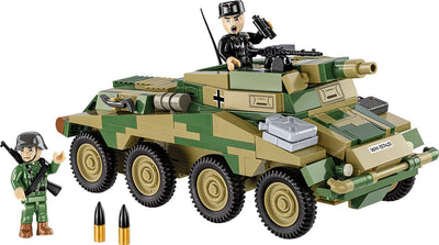 Sd. Kfz 234/3 Stummel brick armoured car model - COBI 2288 - 439 bricks Tank Cobi