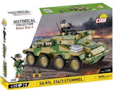 Sd. Kfz 234/3 Stummel brick armoured car model - COBI 2288 - 439 bricks Tank Cobi