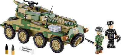 Sd. Kfz 234/3 Stummel brick armoured car model - COBI 2288 - 439 bricks Tank Cobi