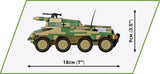 Sd. Kfz 234/3 Stummel brick armoured car model - COBI 2288 - 439 bricks Tank Cobi