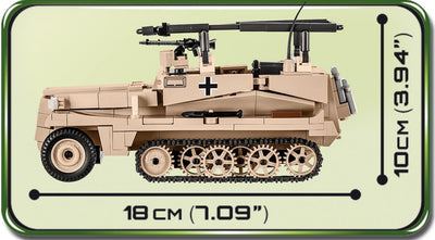 Sd.Kfz. 250/3 (Afrika Korps) - COBI 2526 - 420 brick command vehicle - BRICKTANKS