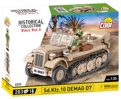 SD.KFZ.10 Demag D7 - COBI 2273 - 283 bricks - BRICKTANKS