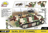 SD.KFZ.251/9 Stummel Half Track - COBI 2283 - 454 Bricks Other Military Cobi