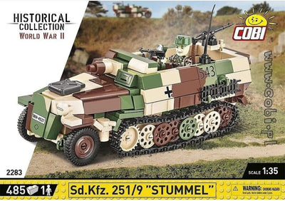 SD.KFZ.251/9 Stummel Half Track - COBI 2283 - 454 Bricks Other Military Cobi