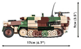 SD.KFZ.251/9 Stummel Half Track - COBI 2283 - 454 Bricks Other Military Cobi