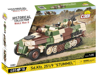 SD.KFZ.251/9 Stummel Half Track - COBI 2283 - 454 Bricks Other Military Cobi