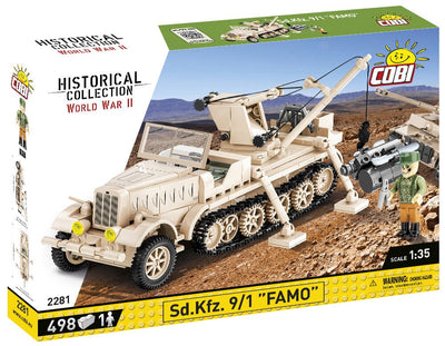 SD.KFZ.9/1 Famo Half-Track - COBI 2281 - 498 Bricks - BRICKTANKS
