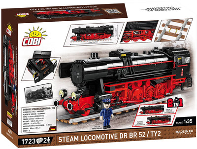 Steam Locomotive DRB Class 52/TY-2 - COBI 6283 - 1630 brick train Toys & Games Cobi