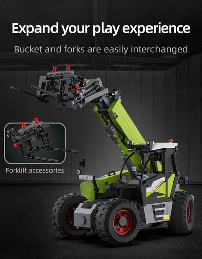 Telehandler RC - CADA C61051W - 1469 Bricks - BRICKTANKS