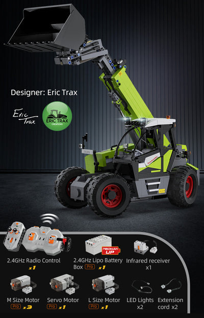 Telehandler RC - CADA C61051W - 1469 Bricks - BRICKTANKS
