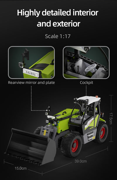 Telehandler RC - CADA C61051W - 1469 Bricks - BRICKTANKS