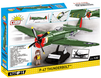 Thunderbolt II P-47 - COBI 5737 - 475 Bricks Planes Cobi