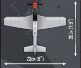 Top Gun Mustang P-51D - COBI 5847 - 145 brick fighter aircraft Planes Cobi 