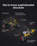 V12 Hyper Car RC - CADA C61053W - 4449 Bricks - BRICKTANKS
