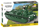Vickers A1E1 Independent WW1 tank - COBI 2990 - 886 Bricks - BRICKTANKS