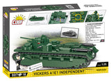Vickers A1E1 Independent WW1 tank - COBI 2990 - 886 Bricks - BRICKTANKS
