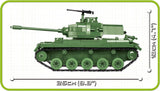 VIETNAM WAR M41A3 WALKER BULLDOG - COBI 2239 - 625 bricks - BRICKTANKS