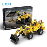 Wheel Loader & Wheel Bulldozer - CaDA C65004W - 693 Bricks - BRICKTANKS