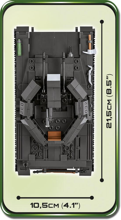 WWII Flakpanzer IV Wirbelwind - COBI 2548 - 590 Bricks - BRICKTANKS