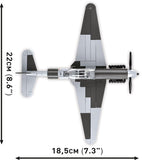 Yakovlev Yak - 1B brick plane model - COBI 5863 - 142 bricks Planes Cobi