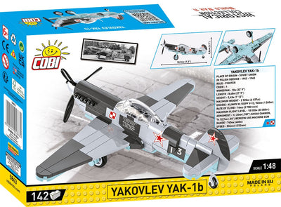 Yakovlev Yak - 1B brick plane model - COBI 5863 - 142 bricks Planes Cobi