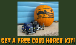 Buy three cars get a COBI Horch kit FREE!