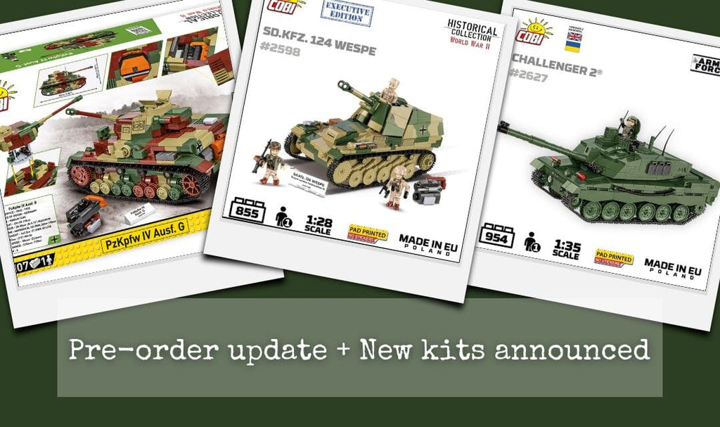 Challenger 2 update + new stock arriving soon