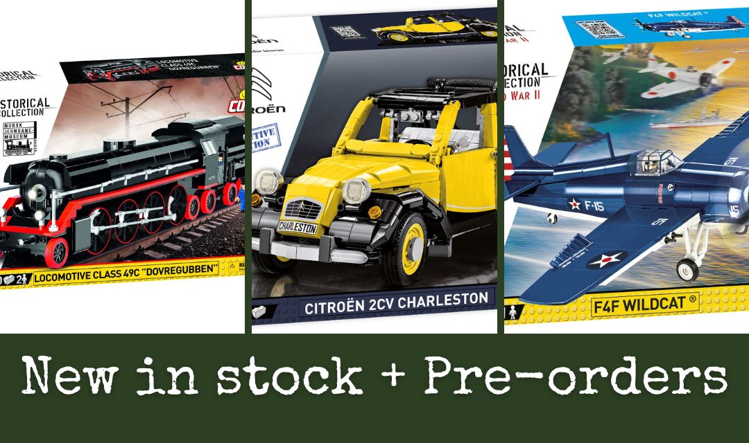 COBI train kit?! New in stock + Pre-orders - BRICKTANKS