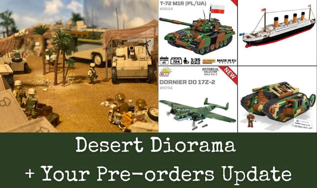 Diorama pics + Pre-orders on the way!