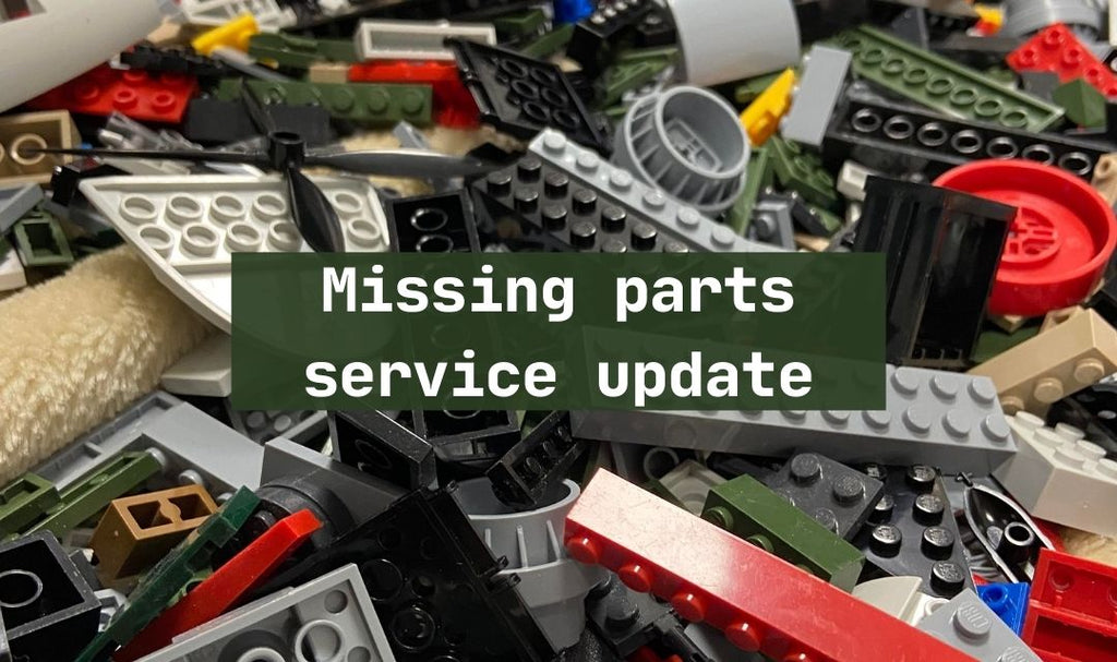 Components Misplaced IMPORTANT: Missing parts service update – BRICKTANKS