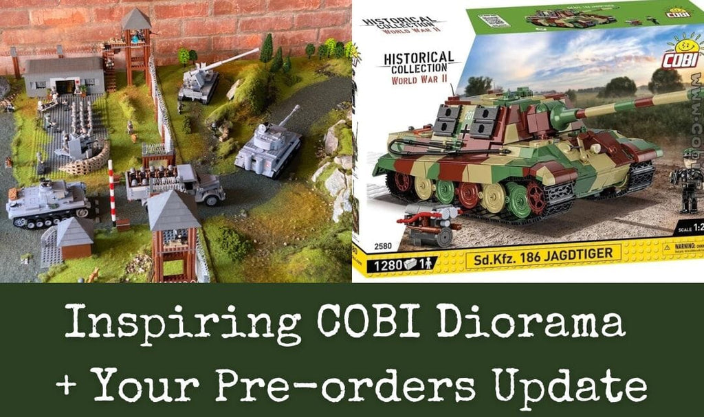 New COBI Kits + Diorama Pics + Pre-orders Update