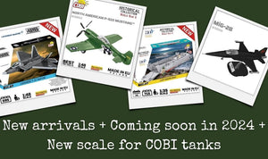 Latest COBI kits for 2024 + New COBI tank scale