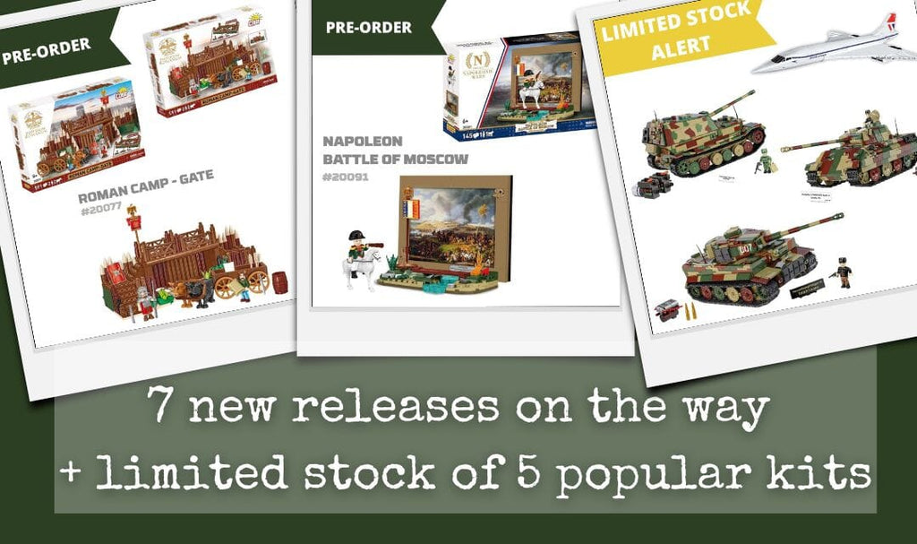 Latest COBI shipment + limited stock alert!