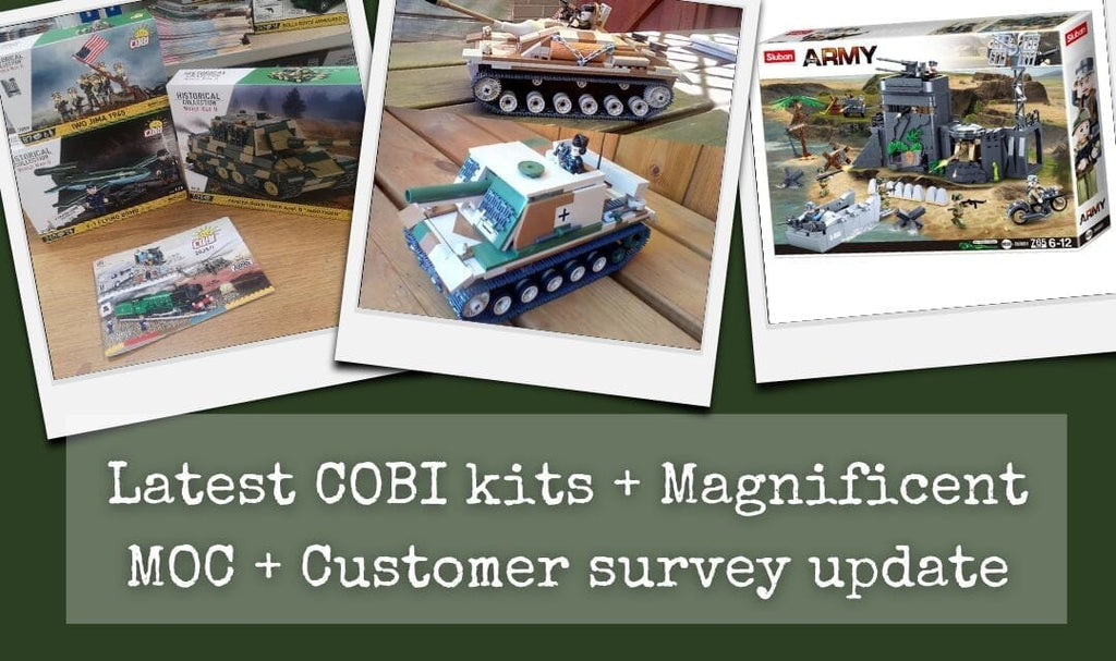 New COBI in stock + Sluban models on the way!