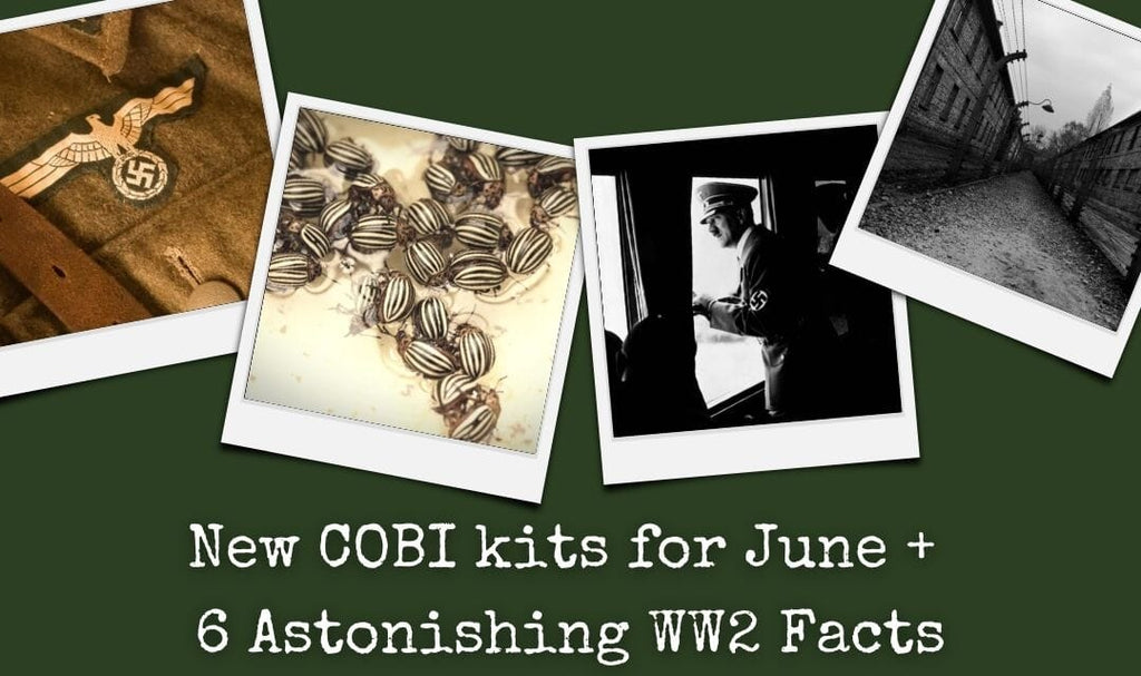 New COBI kits for June + Astonishing Facts about WW2