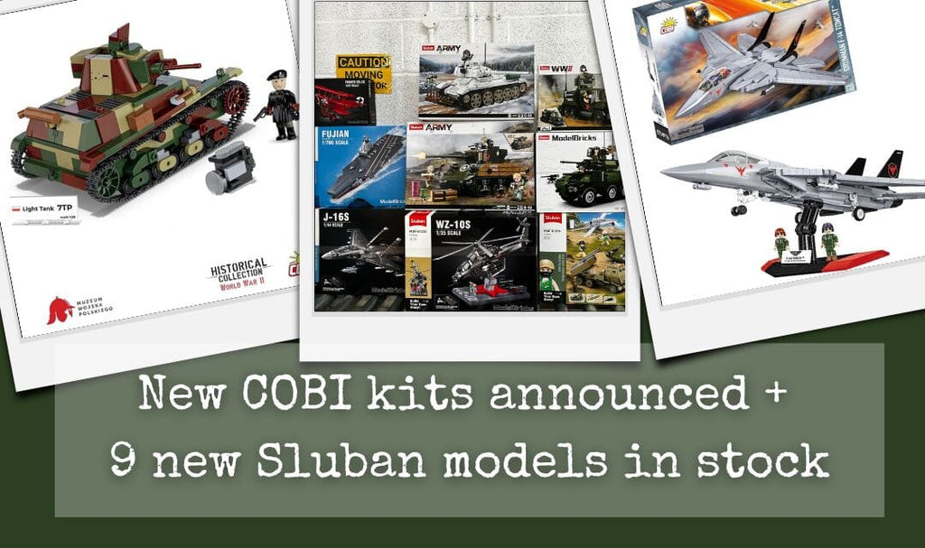 New COBI kits + More Sluban added to our collection
