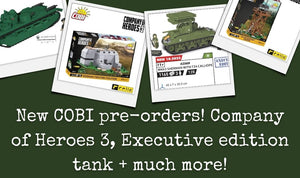 New COBI pre-orders are live! Company of Heroes 3 + LOTS more