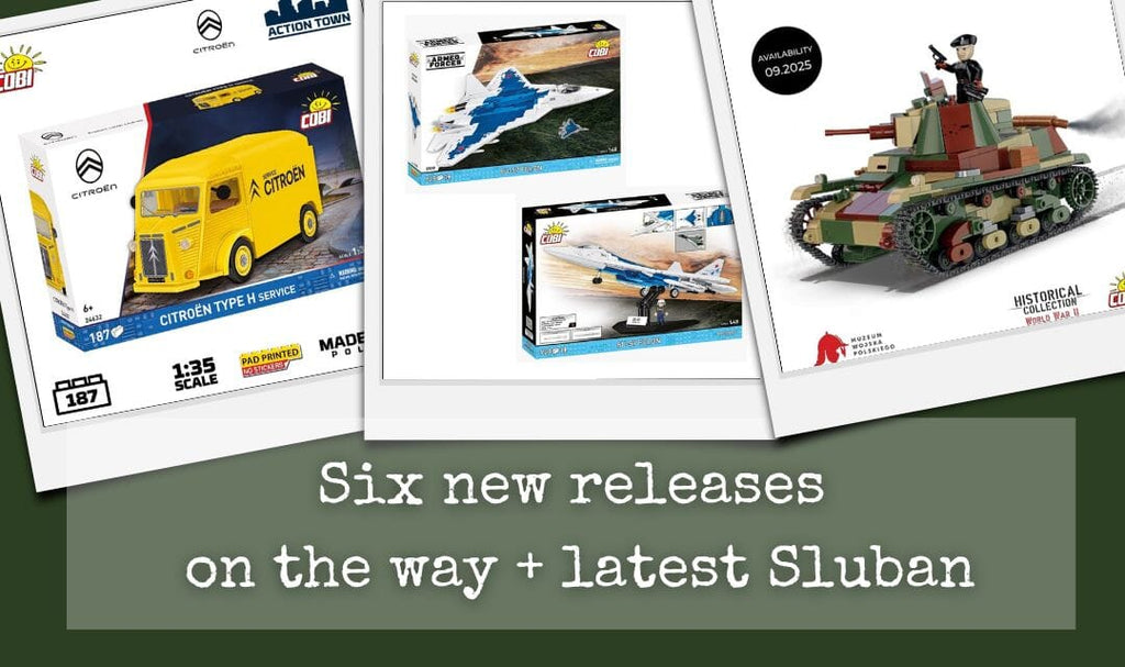 New COBI releases on the way plus Sluban restock