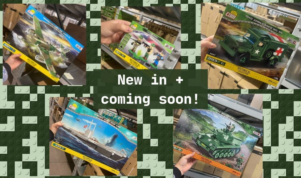 New in & coming soon! Unmissable new COBI kits