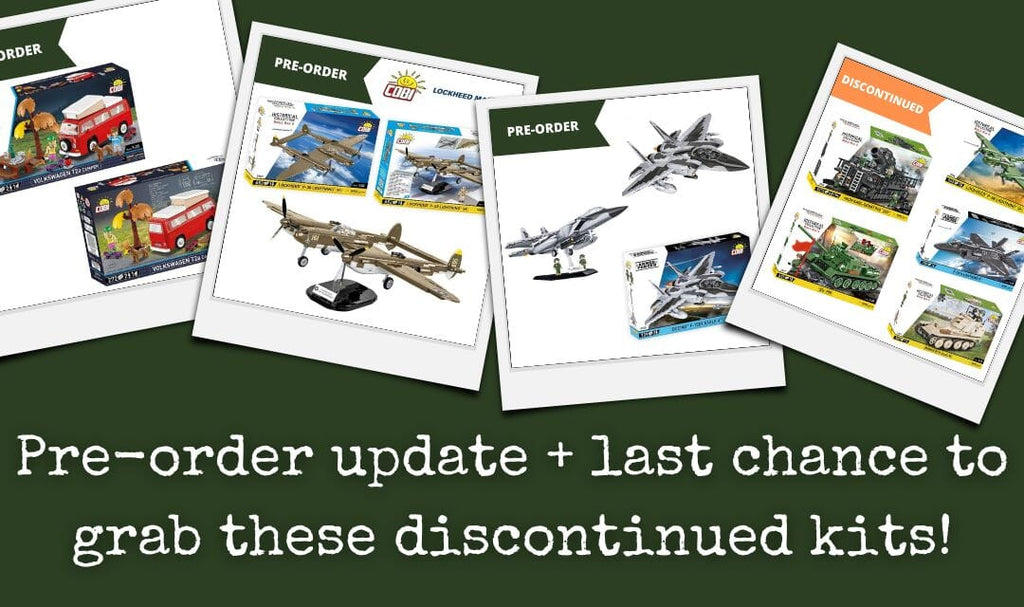 New in, on sale or about to disappear!