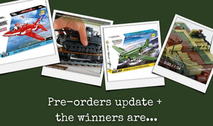 Pre-orders update + the winners are...