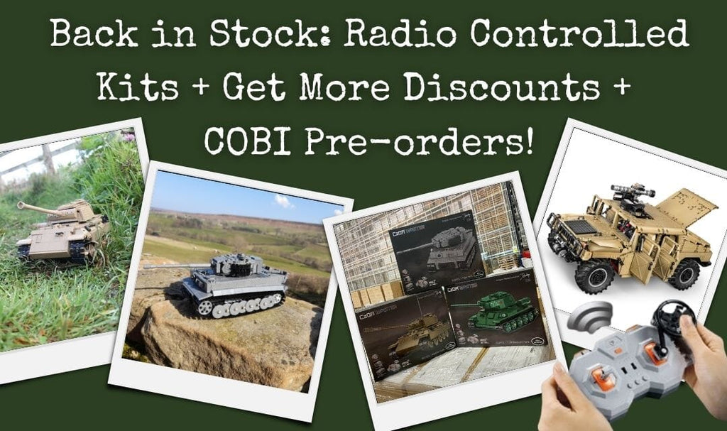 RC Kits + Get More Discounts + COBI Pre-orders