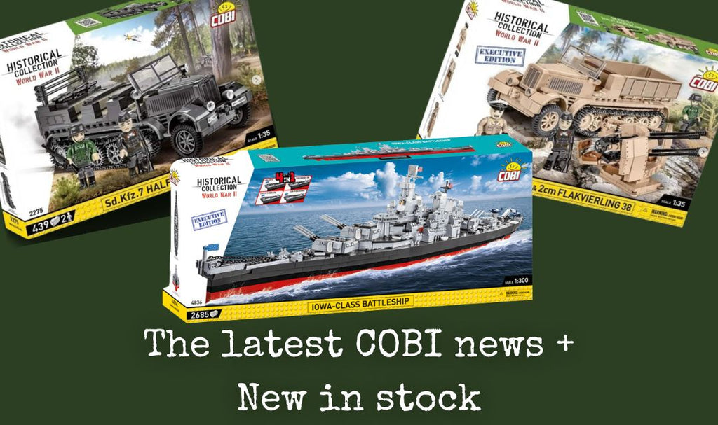The latest COBI news + New in stock