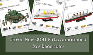 Three New COBI models + Spare Parts Update