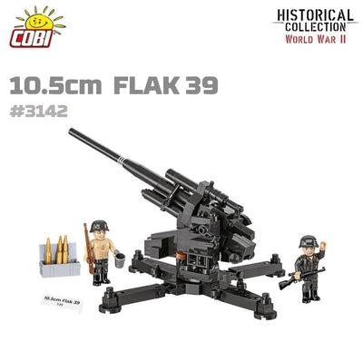 10.5cm Flak gun 39 brick model - COBI 3142 - 339 bricks Weapons Cobi 