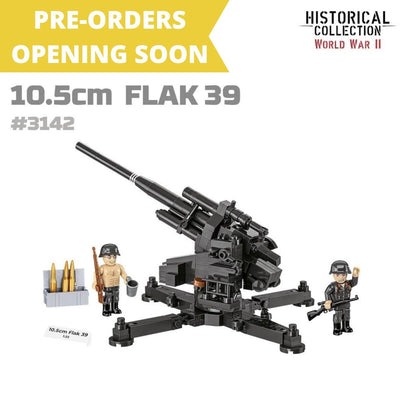 10.5cm Flak gun 39 brick model - COBI 3142 - 339 bricks Weapons Cobi 